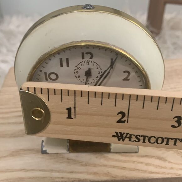 Vintage Westclox Baby Ben Bedside Alarm Clock Metal Body Plastic Face - Picture 15 of 16